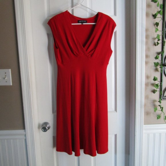 Jones New York Red Dress - Picture 1 of 3